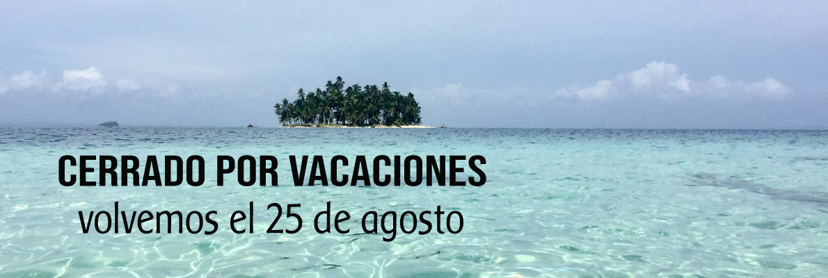 CERRADO POR VACACIONES