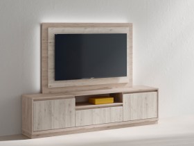 MUEBLE TV CON PANEL GIRATORIO