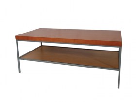 MESA DE CENTRO METAL Y MADERA